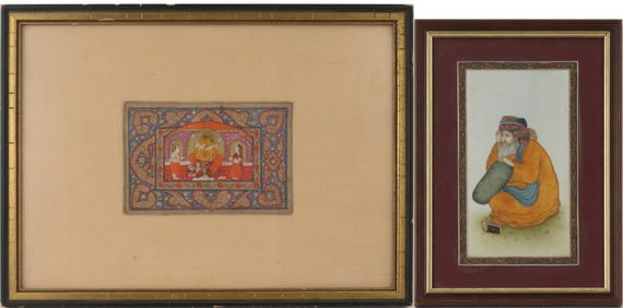 Miniature Bhagavad-Gita Manuscript Page