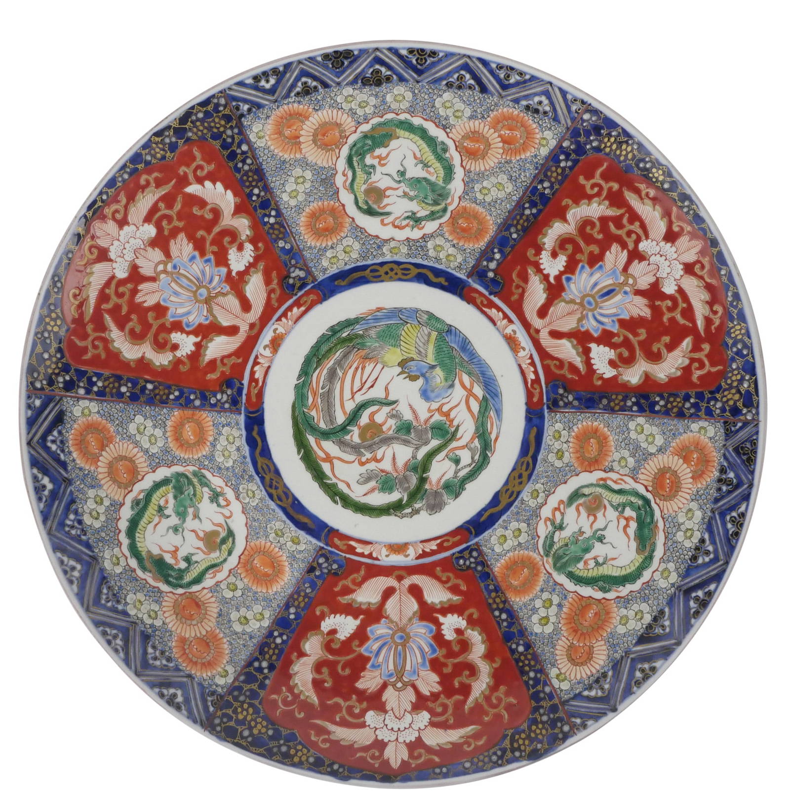 Large Japanese Imari Charger