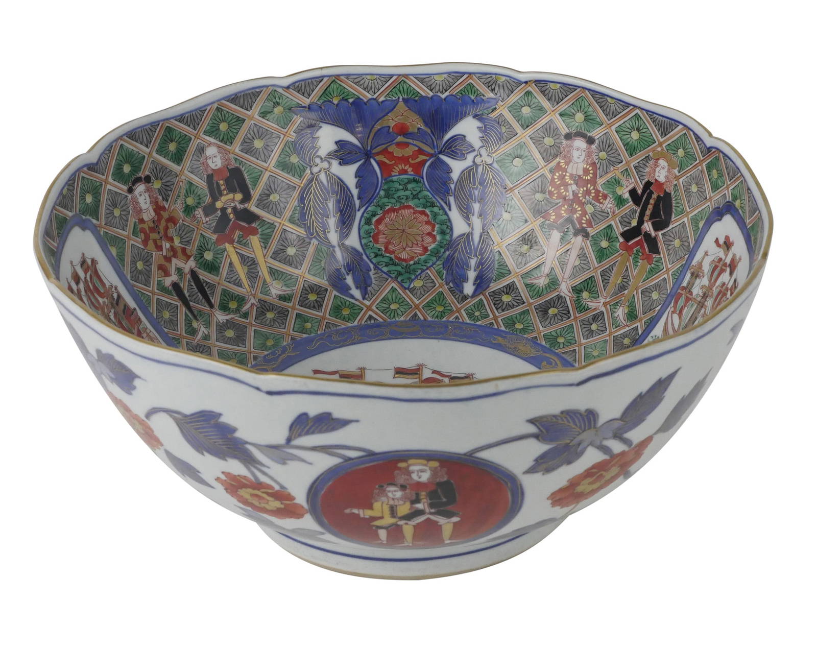 Japanese Imari \"Black Ship\" Bowl
