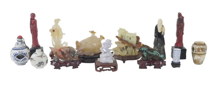 Five Chinese Stone Figures