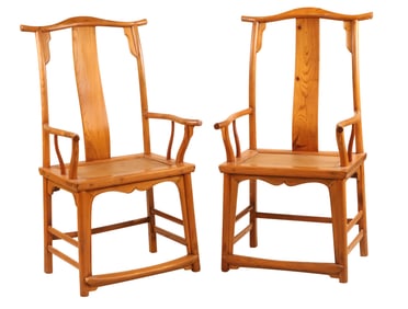 Pair of Chinese Ancestor Chairs