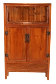 Chinese Hardwood Wedding Cabinet
