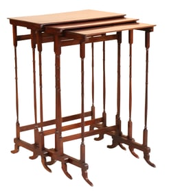 Regency Mahogany Nesting Tables