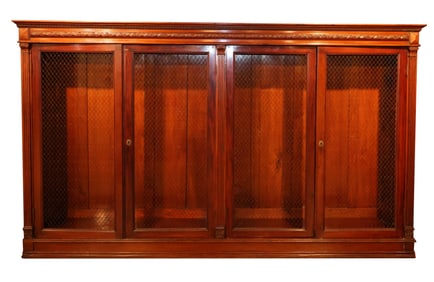 Regency Style Cherrywood Bookcase