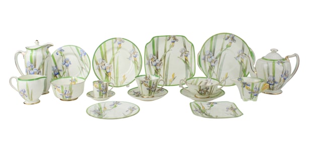 Royal Doulton "Iris" Partial Tea Service