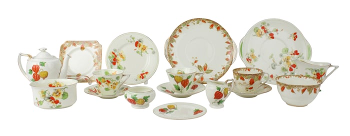Royal Doulton "Nasturtium" Partial Tea Service