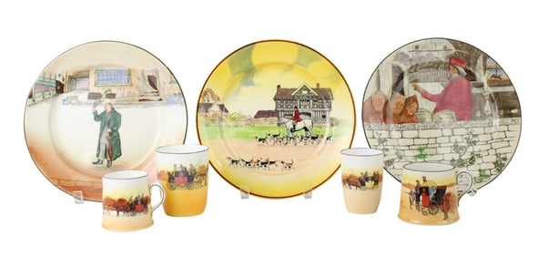 Eight Royal Doulton Dinner Plates
