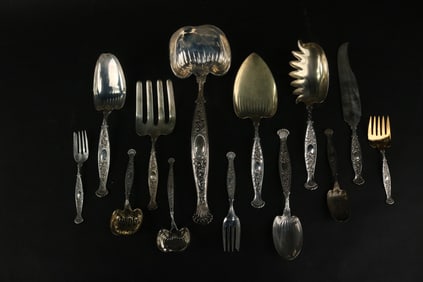 Sterling Silver 1888 Hyperion Pattern Flatware