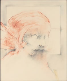 Huerto, Anonimo, Pencil and Chalk on Paper