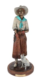 Star Liana York, 1952, Buffalo Gals Precast, Bronze