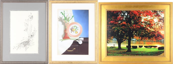 Nancy S. Brangaccio, Still Life with Calla Lilies, Pastel on Paper