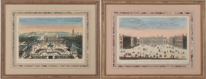 Two French Palaces, Engravings
