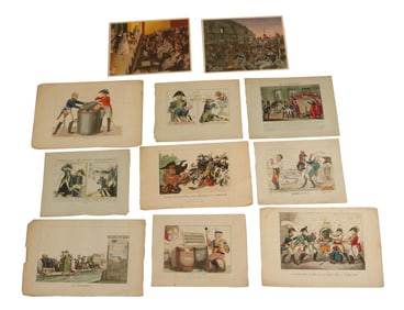 Fifteen Unframed Prints