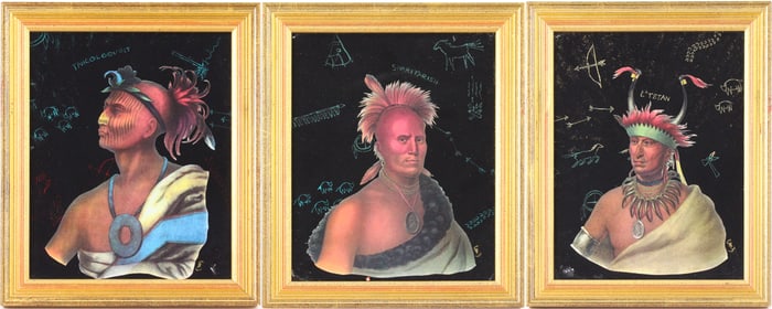 Three Native American Chiefs, Prints