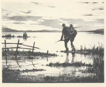 Louis Weirter, 1873-1932, Point Double, Lithograph