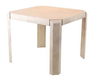 Modern White Lacquered Center Table