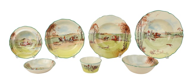 Royal Doulton "Fox Hunting" Assorted Bowls