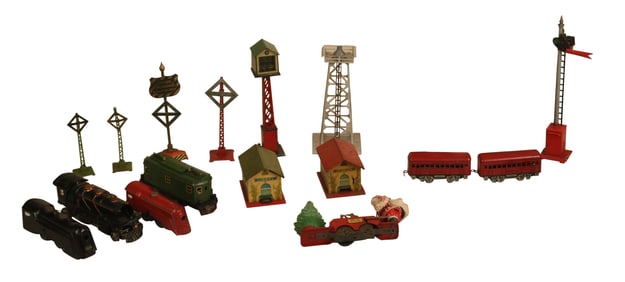 Large Group of Pre-War Trains and Accessories