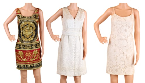 Three Designer Dresses