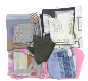 Emilio Pucci Pink Rectangular Silk Scarf