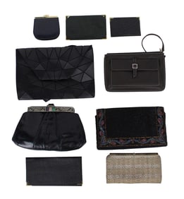 Judith Leiber Crystal Embellished Lizard Evening Bag