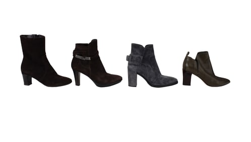 Four Pairs of Designer Ankle Boots