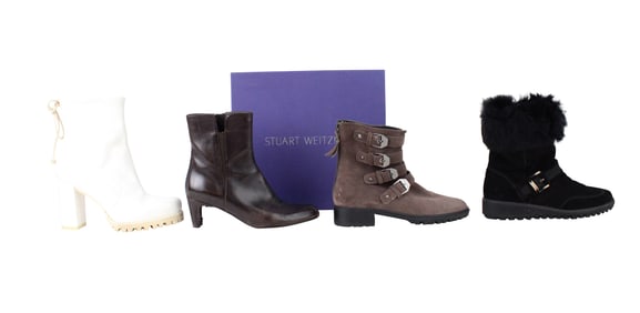 Four Pairs of Stuart Weitzman Boots