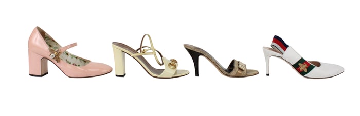 Four Pairs of Gucci Heels