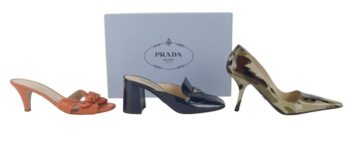 Three Pairs of Prada Heels