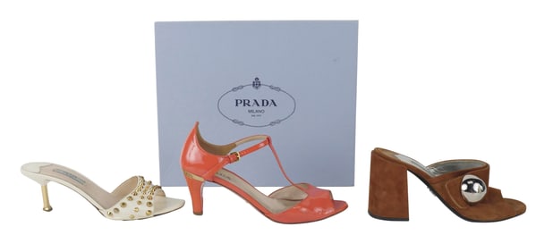 Three Pairs of Prada Heels