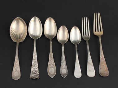 Vintage George W Shiebler Sterling Silver Flatware