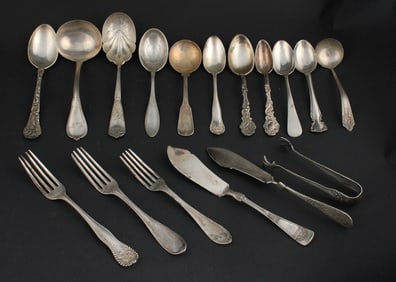 Large Selection of Sterling Silver Flatware