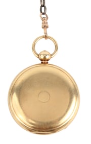 William Webb 18K Gold Deck Watch Chronometer, No. 6056
