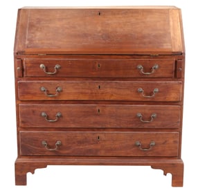 Queen Anne Mahogany Slant Front Desk