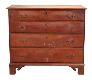 Chippendale Cherrywood Chest of Drawers
