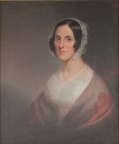 Portrait of Abigail Alden Wight, Oil on Canvas