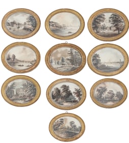 J. Belanger, The John Brown Set of Ten English Landscape, Engravings