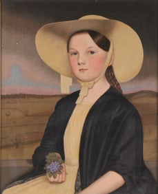Portrait of a Girl, Oil on Canvas