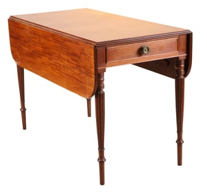 Federal Mahogany Drop Leaf Breakfast Table