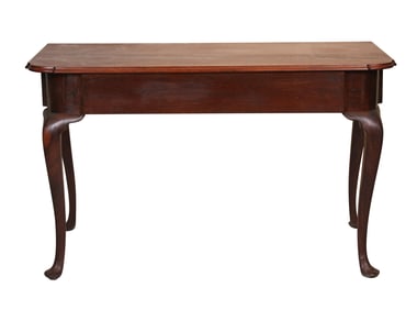The John Brown Queen Anne Mahogany Slab Table