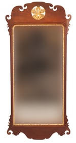 The John Brown Chippendale Parcel-Gilt Mahogany Mirror