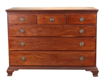 The John Brown Figured Mahogany Chest of Drawers