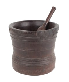 Lignum Vitae Mortar and Pestle