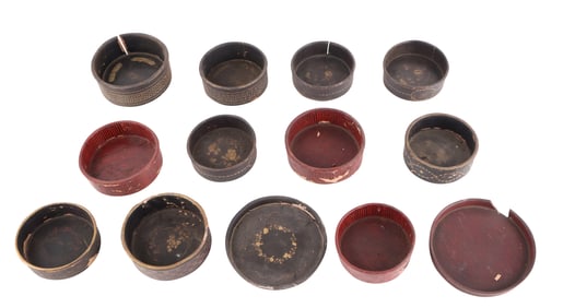 Group of Lacquer Wine Coasters