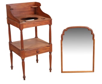 Federal Mahogany Washstand