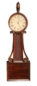 Federal Mahogany Banjo Clock