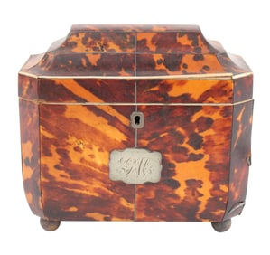 Regency Inlaid Tea Caddy