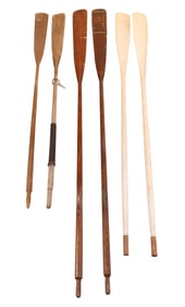 Three Pairs of Sweep Oars