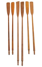 Three Pairs of Sweep Oars
