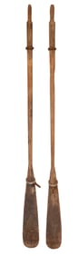 Near Pair of Pine Oars